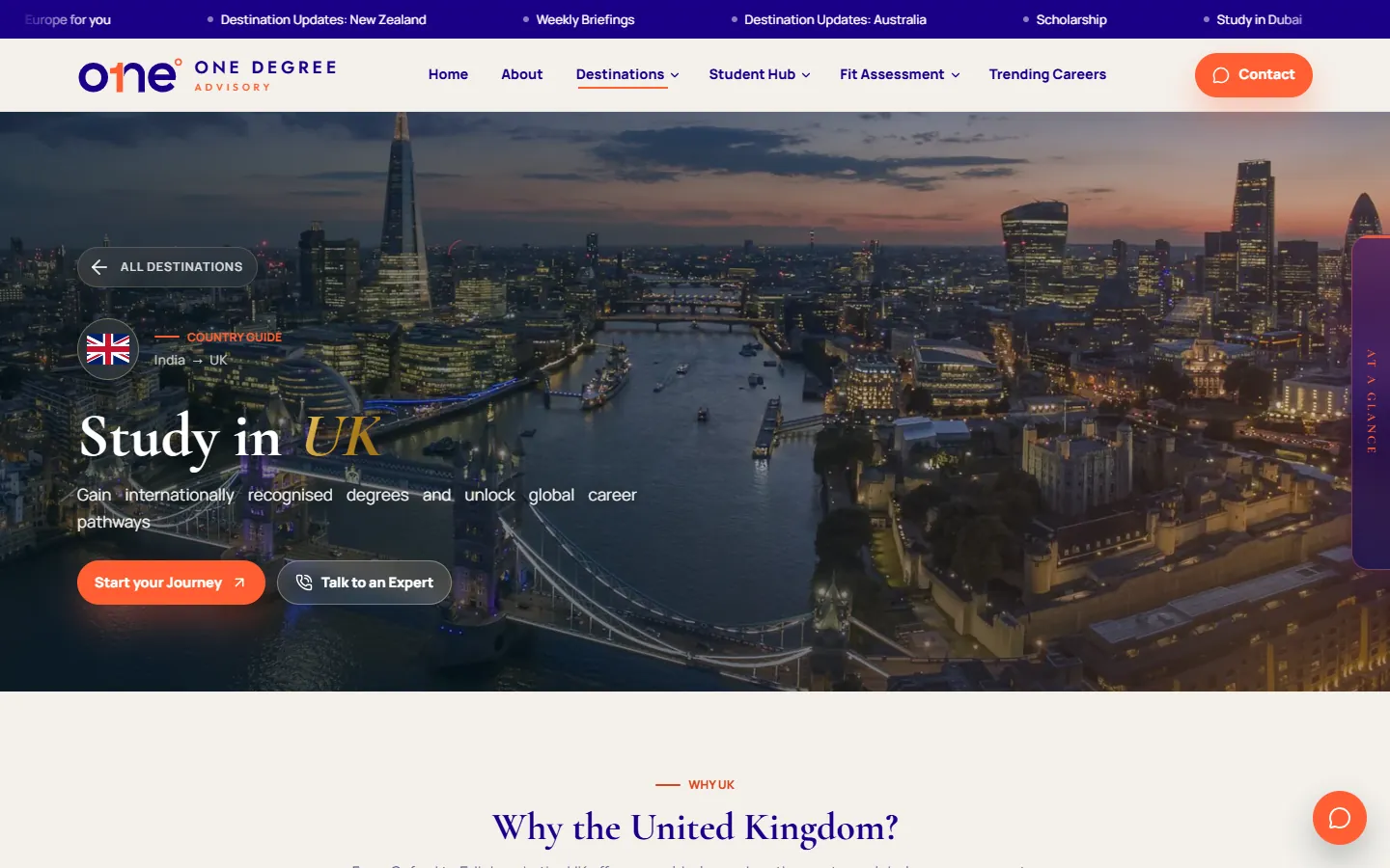 Study in UK country guide